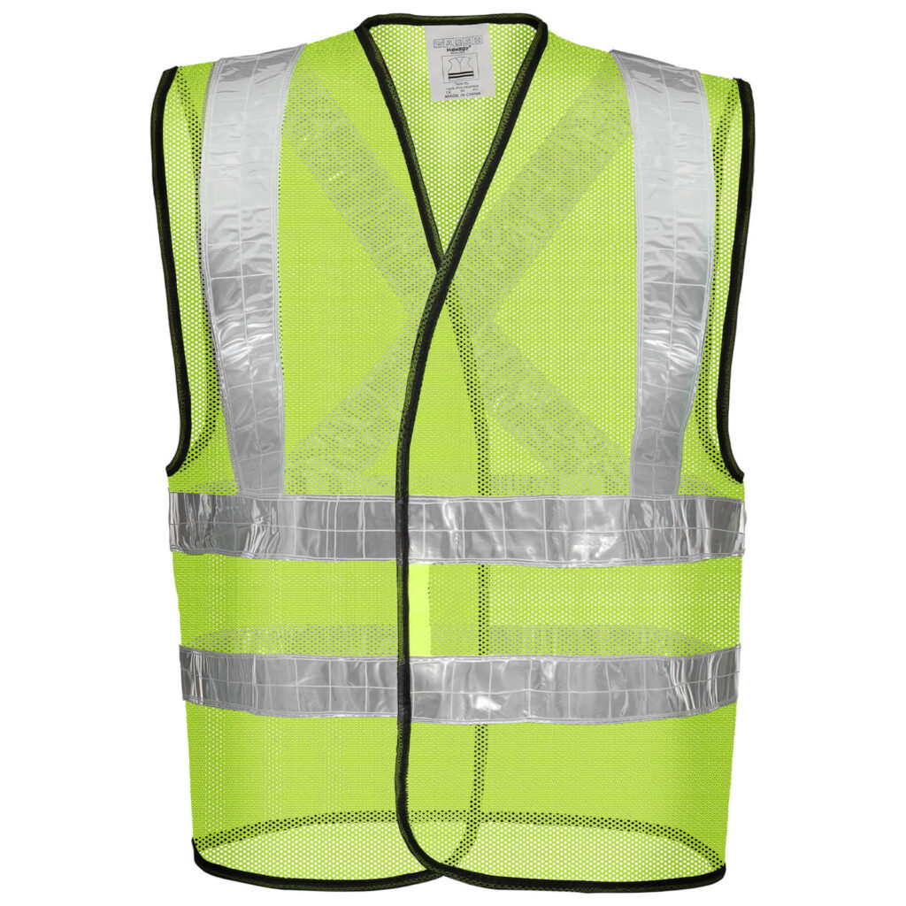 HIGH VISIBILITY SAFETY VEST-1 YELLOW (MESH)