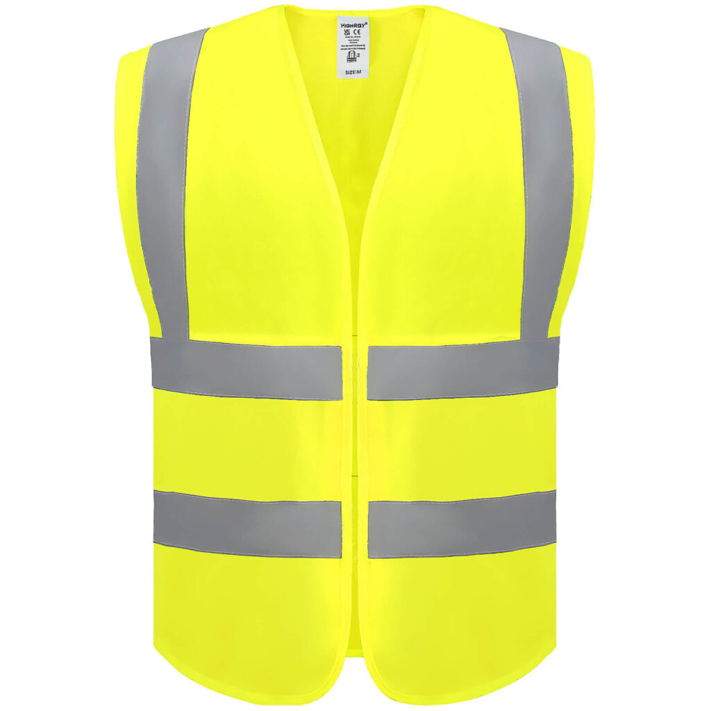 HIGH VISIBILITY SAFETY VEST-7 YELLOW