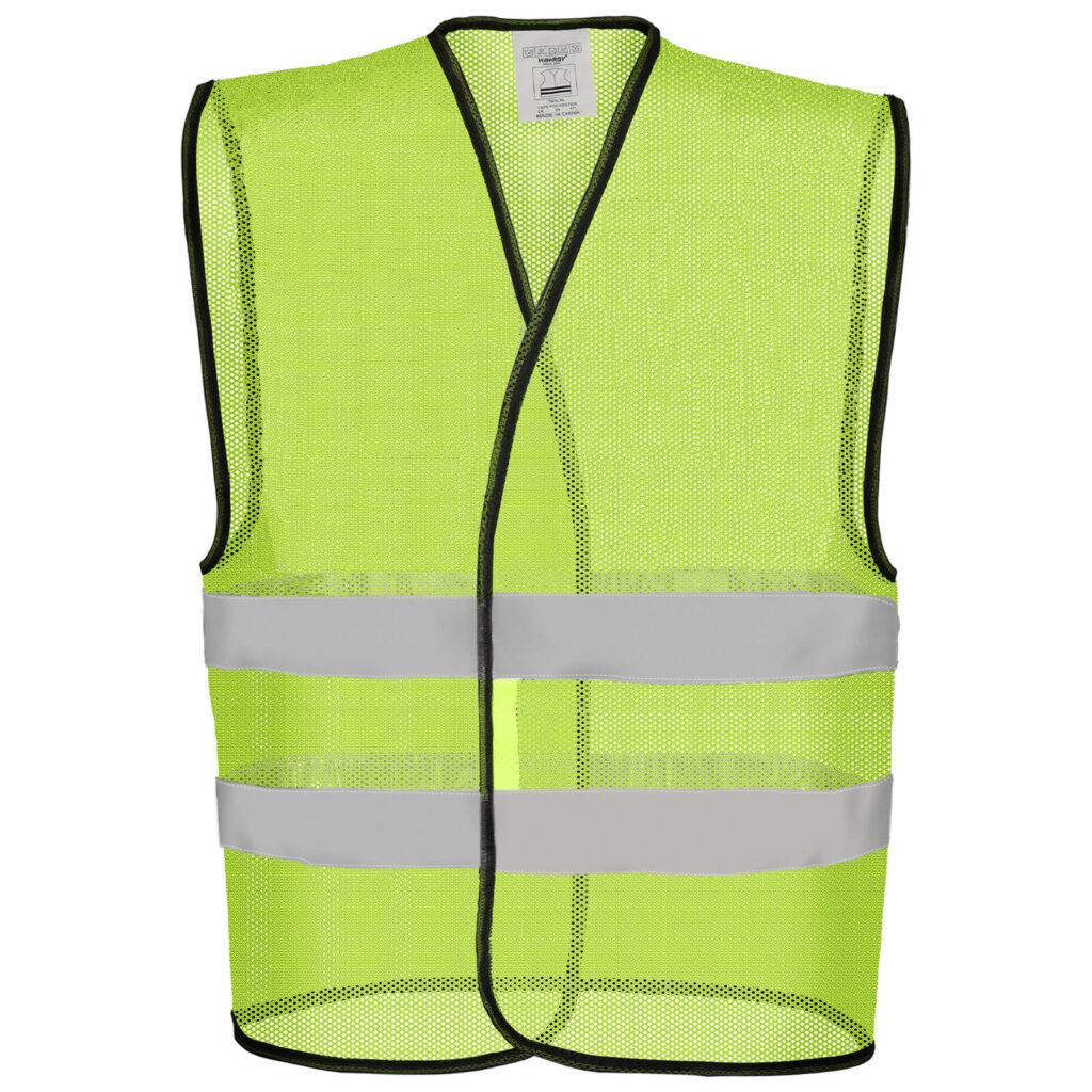 HIGH VISIBILITY SAFETY VEST-8 YELLOW (MESH)